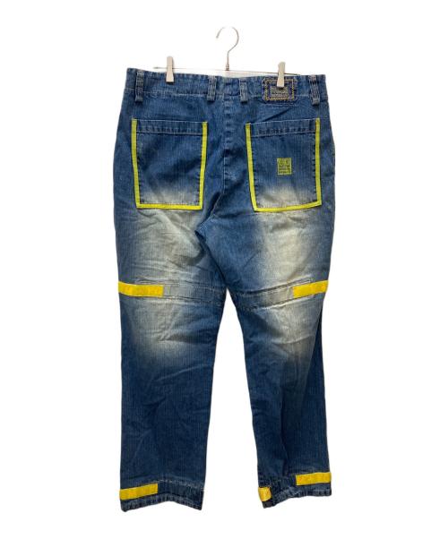 MARITHE+FRANCOIS GIRBAUD（マリテフランソワジルボー）MARITHE+FRANCOIS GIRBAUD (マリテフランソワジルボー) デニムシャトルパンツ インディゴ サイズ:38の古着・服飾アイテム