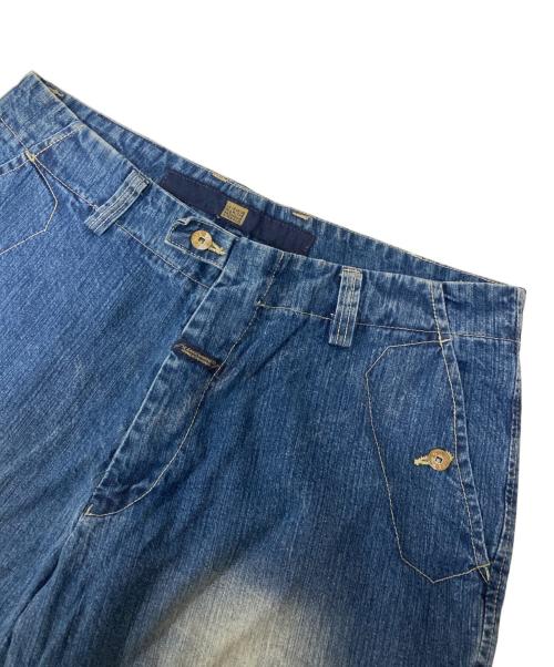 MARITHE+FRANCOIS GIRBAUD（マリテフランソワジルボー）MARITHE+FRANCOIS GIRBAUD (マリテフランソワジルボー) デニムシャトルパンツ インディゴ サイズ:38の古着・服飾アイテム