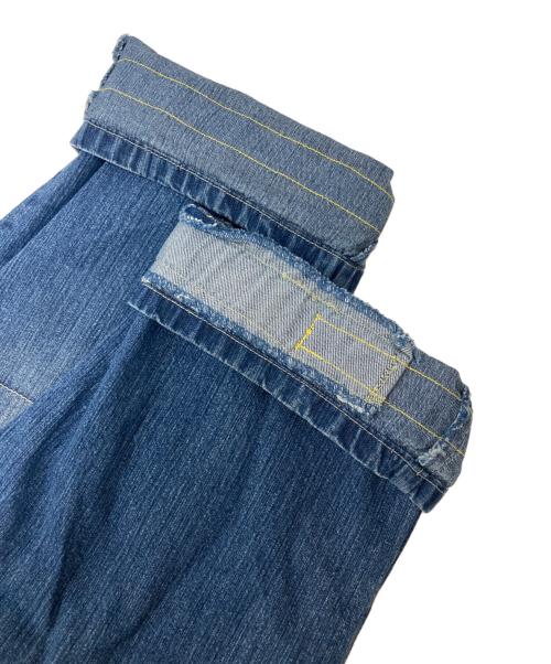 MARITHE+FRANCOIS GIRBAUD（マリテフランソワジルボー）MARITHE+FRANCOIS GIRBAUD (マリテフランソワジルボー) デニムシャトルパンツ インディゴ サイズ:38の古着・服飾アイテム