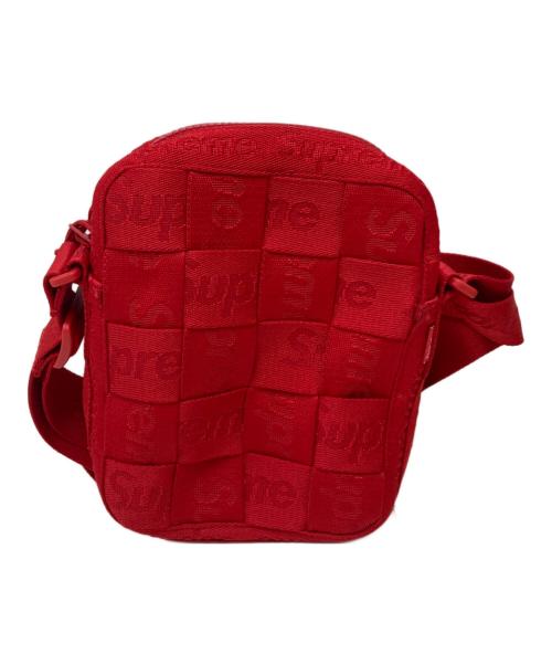 SUPREME（シュプリーム）Supreme (シュプリーム) 23SS Woven Shoulder Bag レッドの古着・服飾アイテム