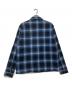 stussy (ステューシー) Shadow Plaid Zip Shirt ブルー サイズ:L：14000円