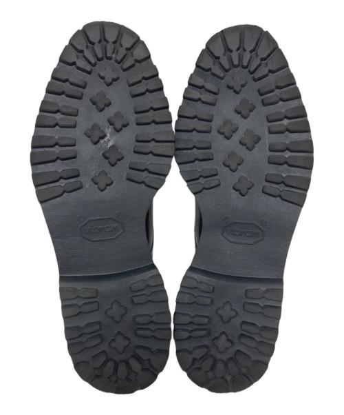 W.H（ダブルエイチ）W.H (ダブルエイチ) ダブルモンクストラップシューズ ブラック サイズ:27cmの古着・服飾アイテム