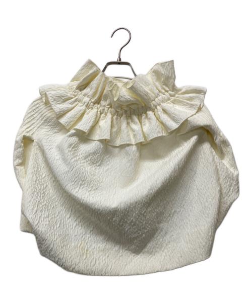 L'AUBE BLANC（ローブ ブラン）L'AUBE BLANC (ローブ ブラン) Raffle balloon cape Blouse ホワイト サイズ:Fの古着・服飾アイテム