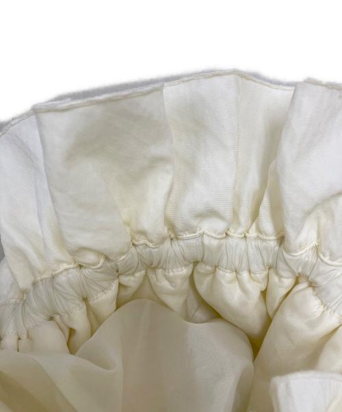 L'AUBE BLANC（ローブ ブラン）L'AUBE BLANC (ローブ ブラン) Raffle balloon cape Blouse ホワイト サイズ:Fの古着・服飾アイテム