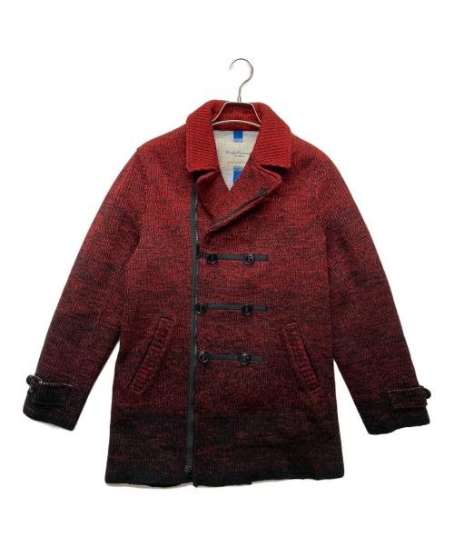 UNDERCOVERISM（アンダーカバーイズム）UNDERCOVERISM (アンダーカバーイズム) ロングPコート レッド サイズ:2の古着・服飾アイテム