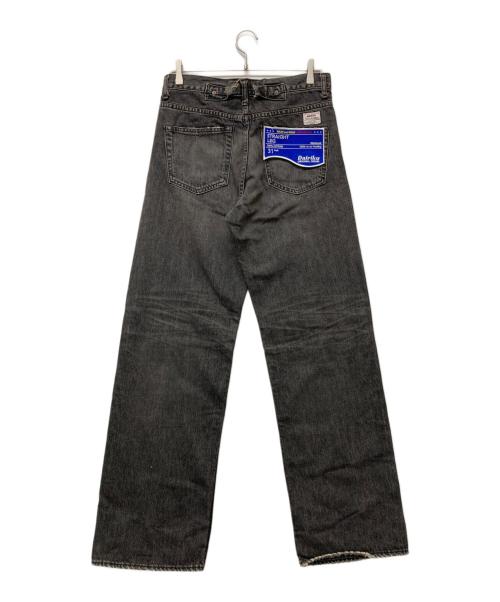 DAIRIKU（ダイリク）DAIRIKU (ダイリク) 24SS Straight Denim Pants ブラック サイズ:85×20の古着・服飾アイテム