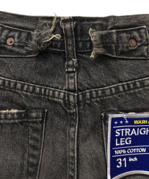 DAIRIKU（ダイリク）DAIRIKU (ダイリク) 24SS Straight Denim Pants ブラック サイズ:85×20の古着・服飾アイテム