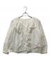 nest Robe（ネストローブ）の古着「ラッフルカラーブラウス」｜ホワイト