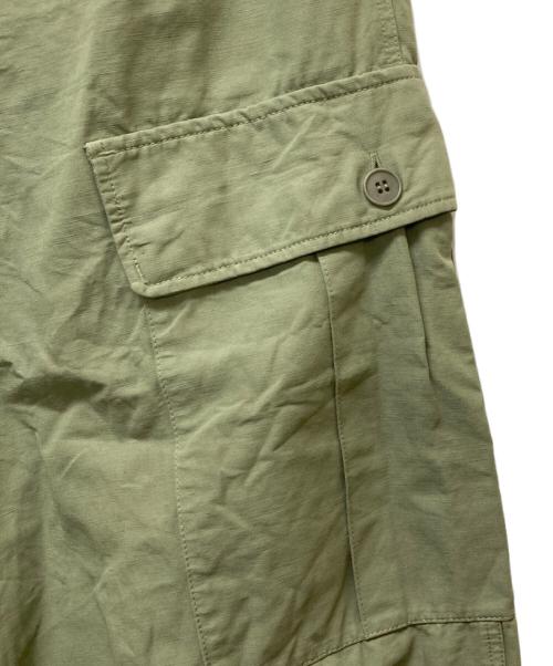 nest Robe（ネストローブ）nest Robe (ネストローブ) コットンリネン石目コクーンカーゴパンツ オリーブ サイズ:Fの古着・服飾アイテム