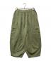 nest Robe（ネストローブ）の古着「コットンリネン石目コクーンカーゴパンツ」｜オリーブ
