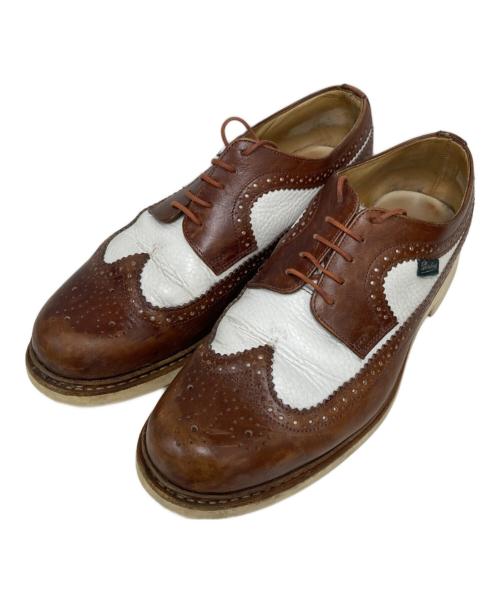 PARABOOT（パラブーツ）PARABOOT (パラブーツ) ウィングチップシューズ ブラウン サイズ:61/2Fの古着・服飾アイテム