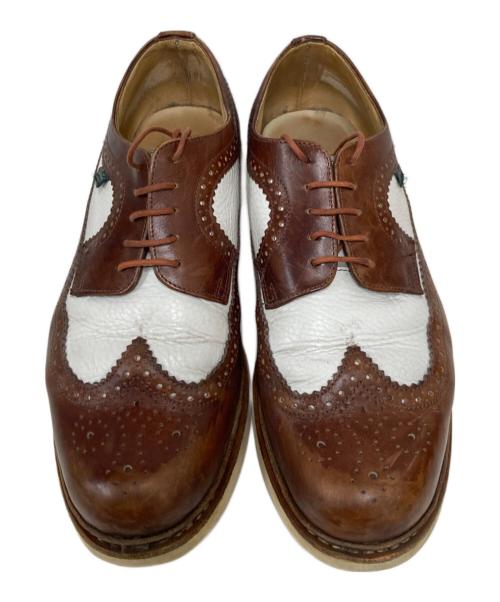 PARABOOT（パラブーツ）PARABOOT (パラブーツ) ウィングチップシューズ ブラウン サイズ:61/2Fの古着・服飾アイテム