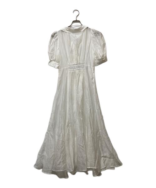 Snidel（スナイデル）Snidel (スナイデル) カシュクールシャツワンピース ホワイト サイズ:Sの古着・服飾アイテム