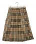 Burberry's（バーバリーズ）の古着「ノバチェック柄スカート」｜ベージュ