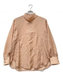STUNNING LURE（スタニングルアー）の古着「クリアスタンドネックシャツ」｜ベージュ