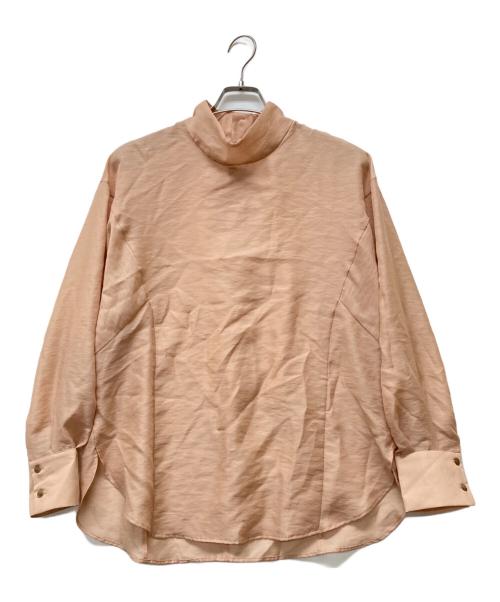 STUNNING LURE（スタニングルアー）STUNNING LURE (スタニングルアー) クリアスタンドネックシャツ ベージュ サイズ:Mの古着・服飾アイテム