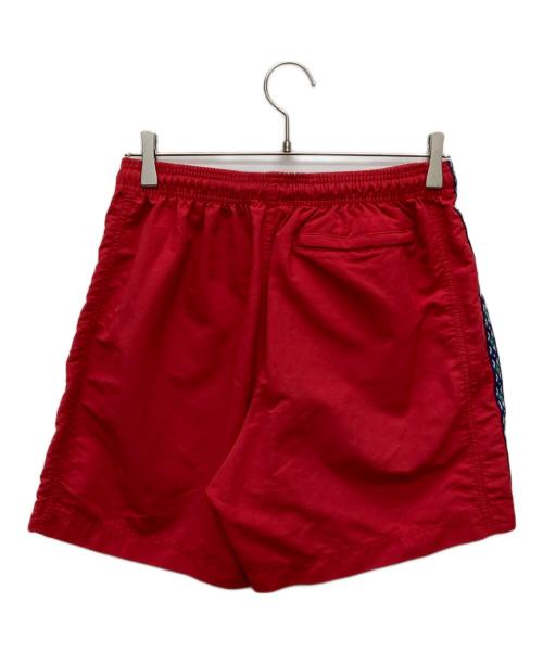 stussy（ステューシー）stussy (ステューシー) ナイロンハーフパンツ レッド サイズ:Ｍの古着・服飾アイテム