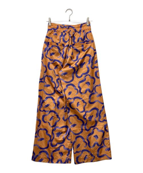 MAISON SPECIAL（メゾンスペシャル）MAISON SPECIAL (メゾンスペシャル) フラワープリントパンツ オレンジ サイズ:Mの古着・服飾アイテム