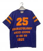 GUCCIグッチ）の古着「Eschatology and Blind for Love 1921 Print Tee」｜パープル