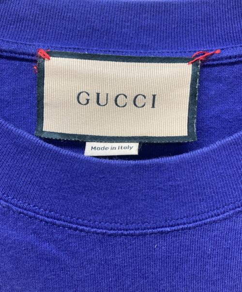 GUCCI（グッチ）GUCCI (グッチ) Eschatology and Blind for Love 1921 Print Tee パープル サイズ:Lの古着・服飾アイテム