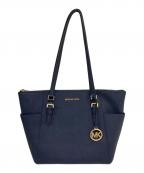 MICHAEL KORSマイケル・コース）の古着「CHARLOTTE LG TZ TOTE」｜ネイビー