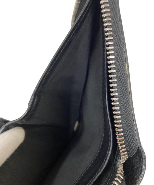 JIMMY CHOO（ジミーチュウ）JIMMY CHOO (ジミーチュウ) スターラウンドジップ2つ折り財布 ブラックの古着・服飾アイテム