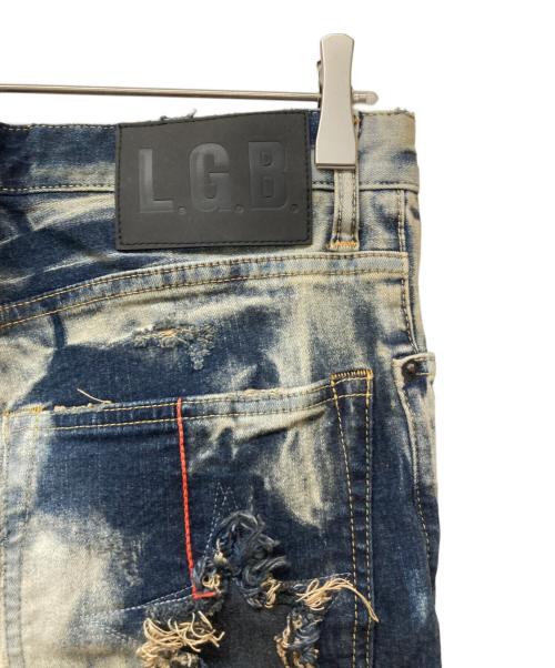 L.G.B（ルグランブルー）L.G.B (ルグランブルー) ダメージデニムパンツ インディゴ サイズ:33の古着・服飾アイテム
