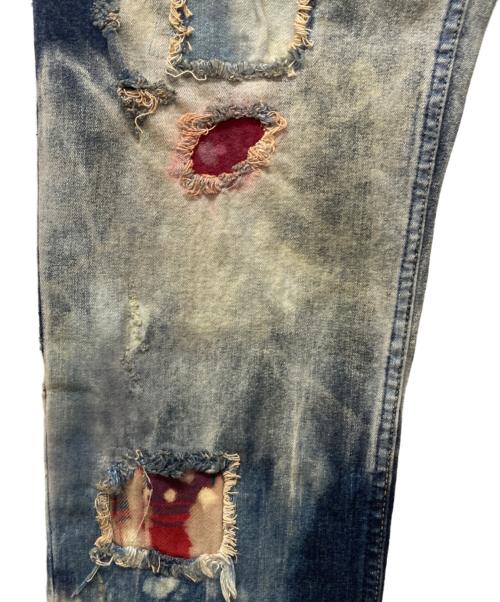 L.G.B（ルグランブルー）L.G.B (ルグランブルー) ダメージデニムパンツ インディゴ サイズ:33の古着・服飾アイテム