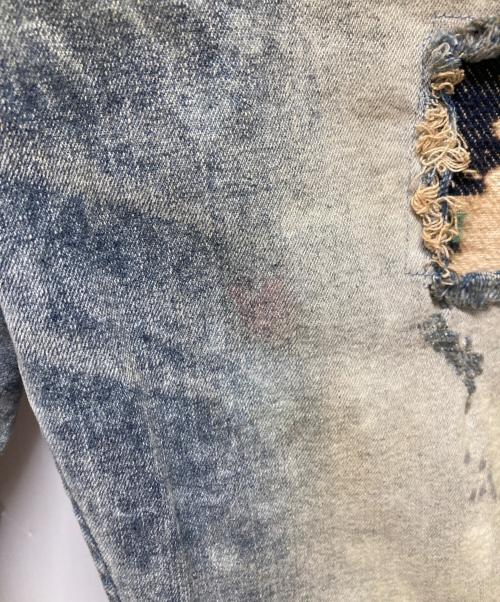 L.G.B（ルグランブルー）L.G.B (ルグランブルー) ダメージデニムパンツ インディゴ サイズ:33の古着・服飾アイテム