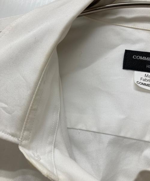 COMME des GARCONS HOMME PLUS（コムデギャルソンオムプリュス）COMME des GARCONS HOMME PLUS (コムデギャルソンオムプリュス) スパンコールシャツ ホワイト サイズ:XSの古着・服飾アイテム