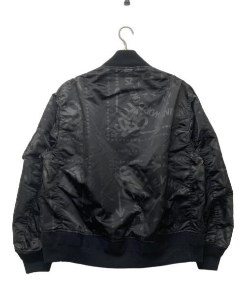 sacai（サカイ）sacai (サカイ) Eric Haze (エリックヘイズ) Bandana Print Blouson ブラック サイズ:1の古着・服飾アイテム