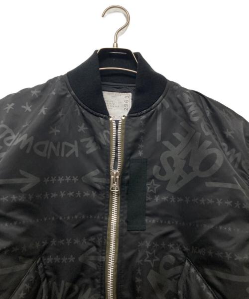 sacai（サカイ）sacai (サカイ) Eric Haze (エリックヘイズ) Bandana Print Blouson ブラック サイズ:1の古着・服飾アイテム