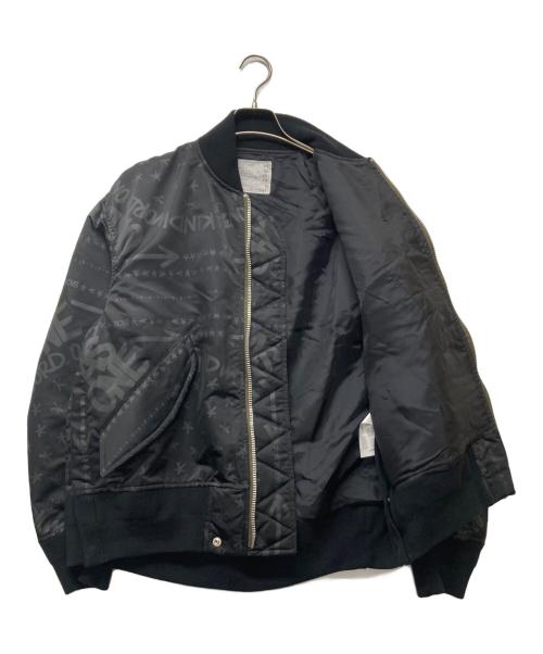 sacai（サカイ）sacai (サカイ) Eric Haze (エリックヘイズ) Bandana Print Blouson ブラック サイズ:1の古着・服飾アイテム