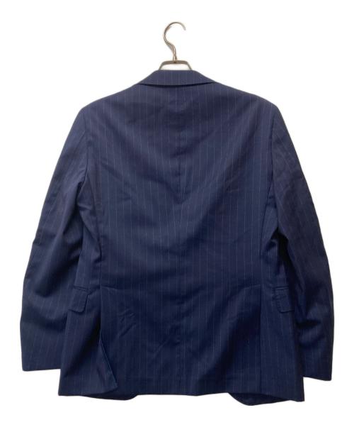 PAOLONI（パオローニ）PAOLONI (パオローニ) ウールストライプセットアップスーツ ネイビー サイズ:46の古着・服飾アイテム