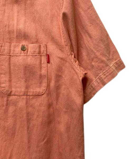SUPREME（シュプリーム）Supreme (シュプリーム) 17ss Rib Collar S/S Denim Shirt オレンジ サイズ:Mの古着・服飾アイテム