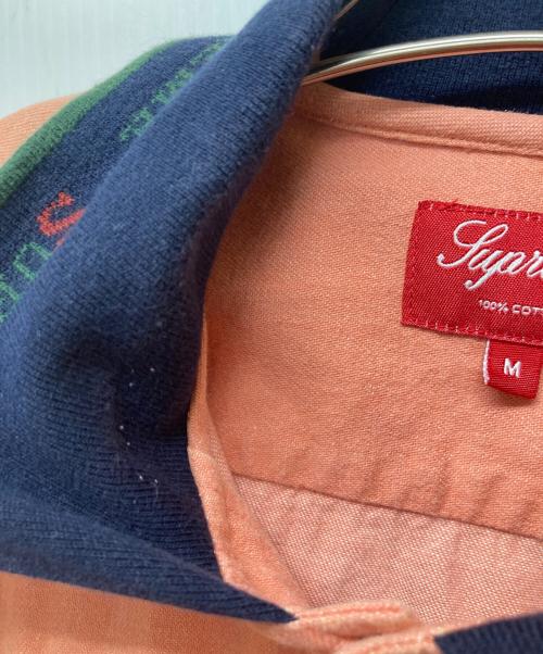 SUPREME（シュプリーム）Supreme (シュプリーム) 17ss Rib Collar S/S Denim Shirt オレンジ サイズ:Mの古着・服飾アイテム