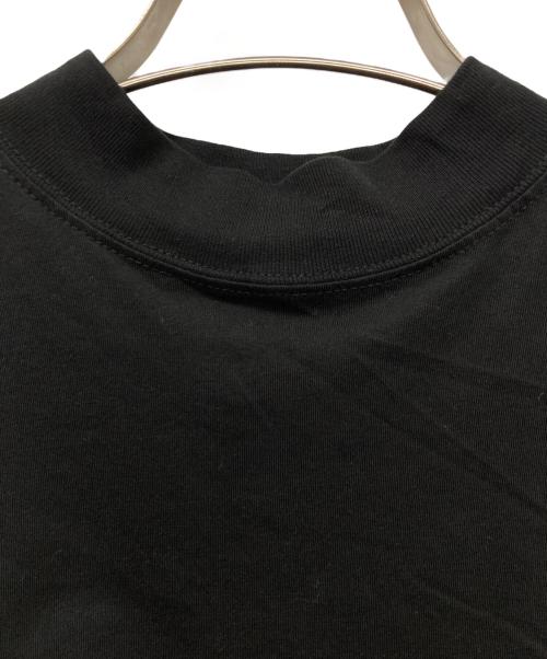 JIL SANDER（ジルサンダー）JIL SANDER (ジルサンダー) コットン モックネックTシャツ ブラック サイズ:XSの古着・服飾アイテム