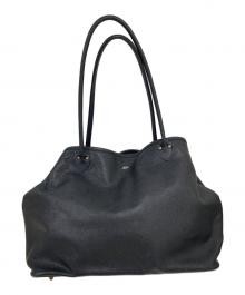 Felisi（フェリージ）の古着「レザートートバッグ」｜ブラック