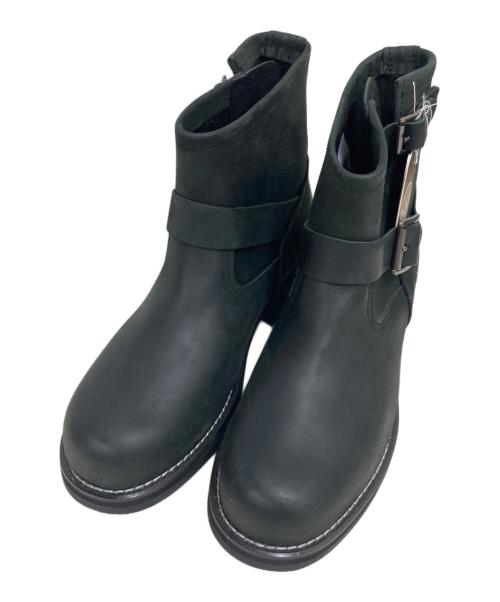 SIERRA DESIGNS（シエラデザインズ）SIERRA DESIGNS (シエラデザインズ) レザーエンジニアブーツ ブラック サイズ:26cmの古着・服飾アイテム