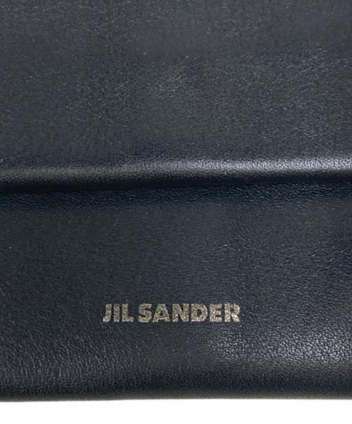 JIL SANDER（ジルサンダー）JIL SANDER (ジルサンダー) FOLDED COIN PURSE ブラックの古着・服飾アイテム
