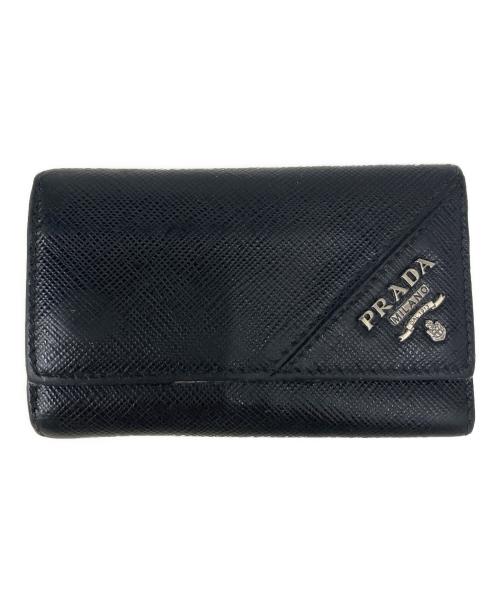PRADA（プラダ）PRADA (プラダ) 6連キーケース ブラックの古着・服飾アイテム