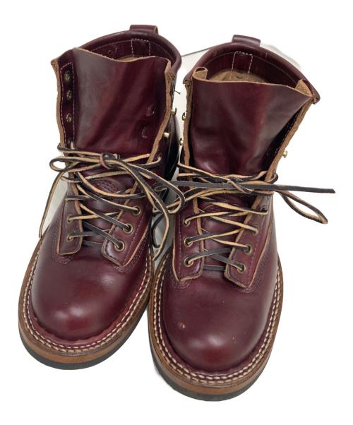 WHITE'S BOOTS（ホワイツブーツ）WHITE'S BOOTS (ホワイツブーツ) スモークジャンパーレースアップブーツ バーガンディー サイズ:6.5Eの古着・服飾アイテム