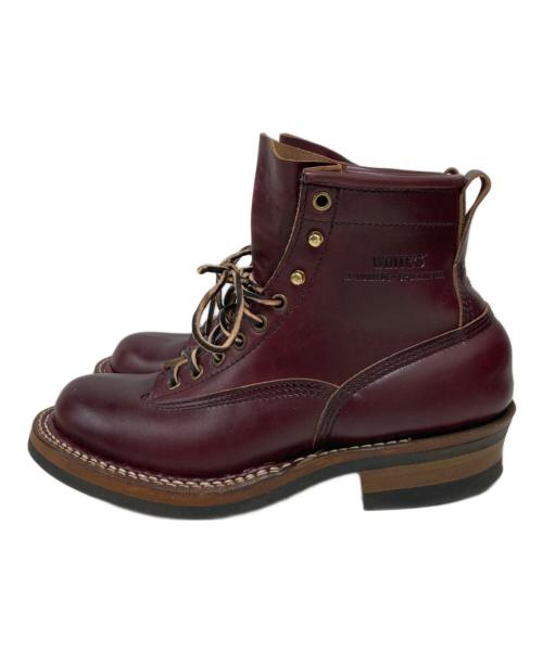 WHITE'S BOOTS（ホワイツブーツ）WHITE'S BOOTS (ホワイツブーツ) スモークジャンパーレースアップブーツ バーガンディー サイズ:6.5Eの古着・服飾アイテム