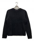 NO MAINTENANCEノーメンテナンス）の古着「パネル サーマルカットソー」｜ブラック