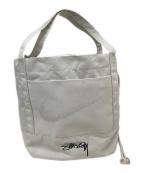 stussy×NIKEステューシー×ナイキ）の古着「Tote Bag Light Bone」｜アイボリー
