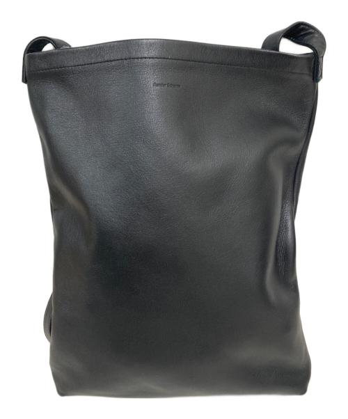 HENDER SCHEME（エンダースキーマ）Hender Scheme (エンダースキーマ) cow shoulder big レザーショルダーバッグ ブラックの古着・服飾アイテム