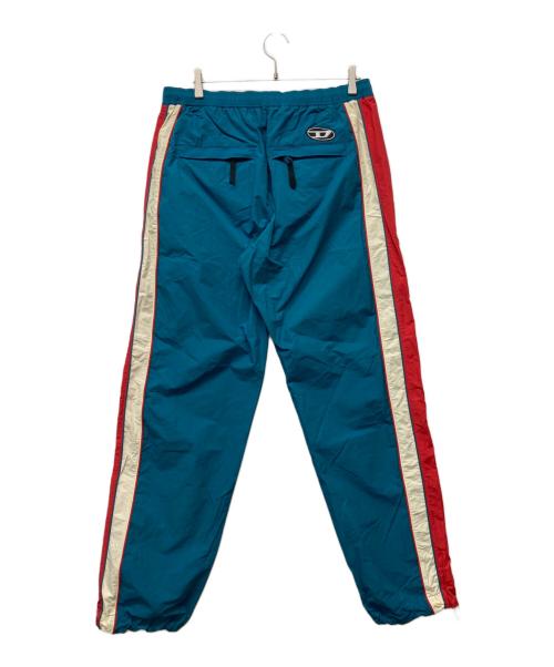 DIESEL（ディーゼル）DIESEL (ディーゼル) P-SPORTS ナイロントラックパンツ ブルー サイズ:Lの古着・服飾アイテム