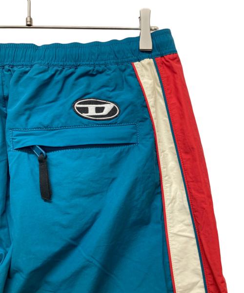 DIESEL（ディーゼル）DIESEL (ディーゼル) P-SPORTS ナイロントラックパンツ ブルー サイズ:Lの古着・服飾アイテム