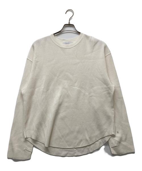 UNUSED（アンユーズド）UNUSED (アンユーズド) Long Sleeve Thermal T-shirt ホワイト サイズ:2の古着・服飾アイテム