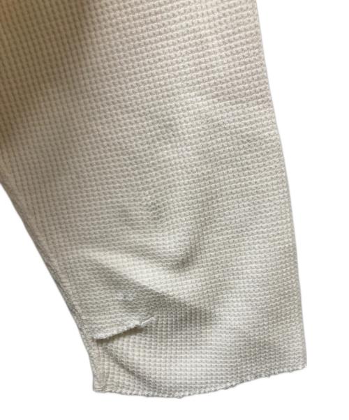 UNUSED（アンユーズド）UNUSED (アンユーズド) Long Sleeve Thermal T-shirt ホワイト サイズ:2の古着・服飾アイテム